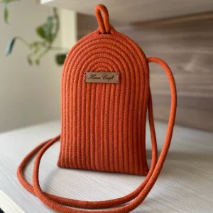Bolso porta celular Terracota