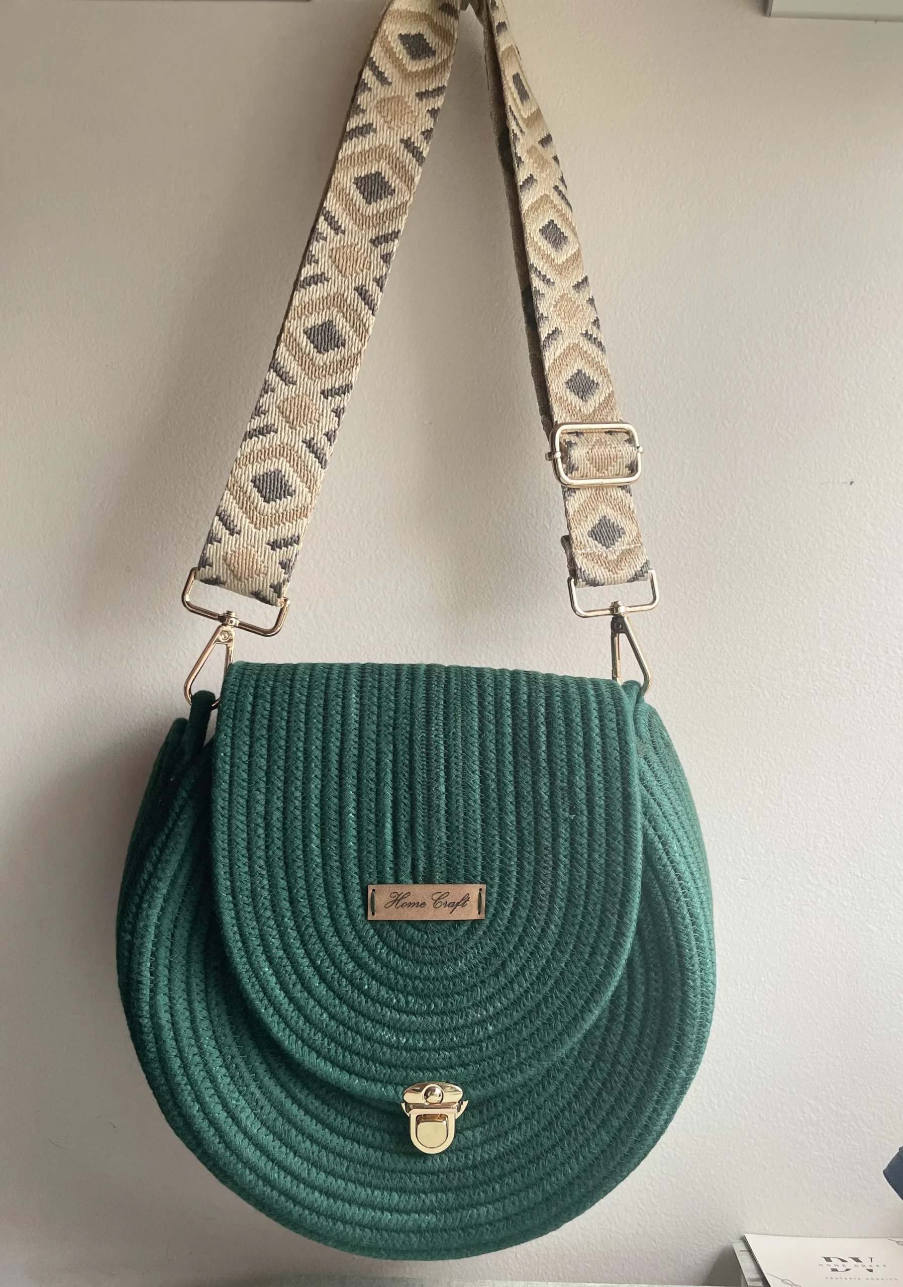 Bolso Redondo Verde Pino - Imagen 4